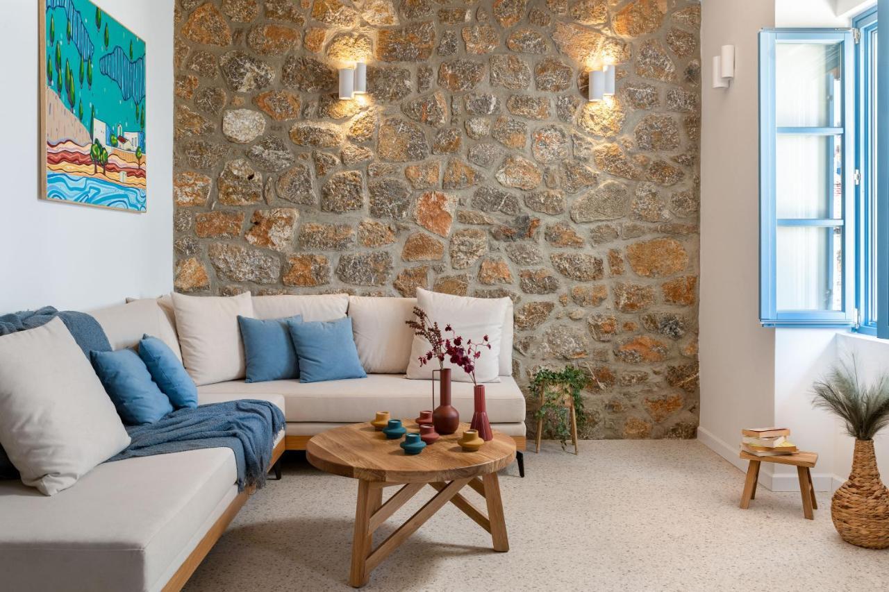 Cedrus Blue Apartment Symi Bagian luar foto