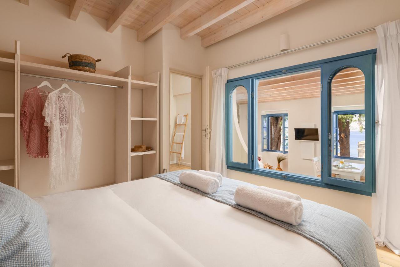 Cedrus Blue Apartment Symi Bagian luar foto