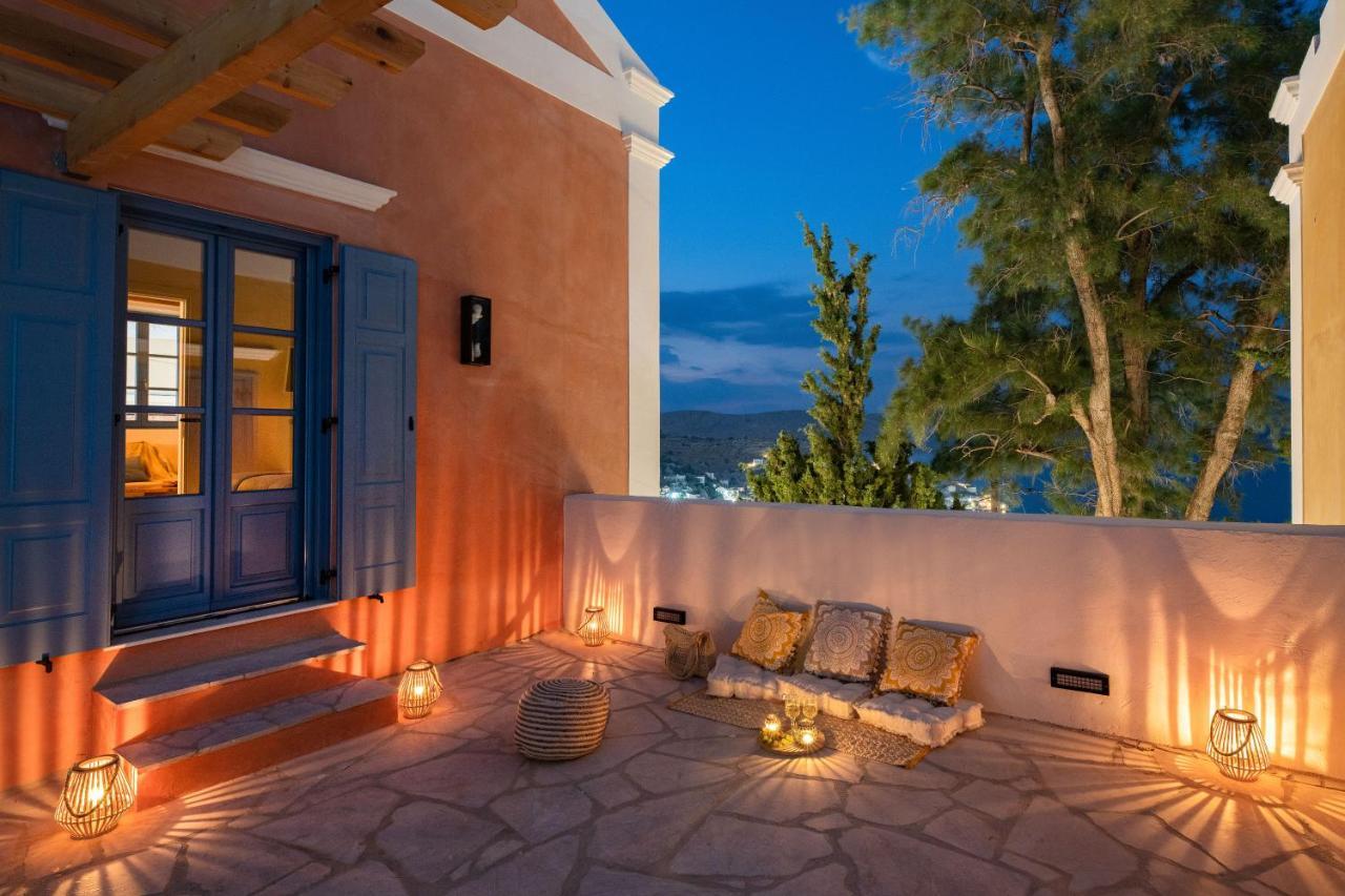 Cedrus Blue Apartment Symi Bagian luar foto